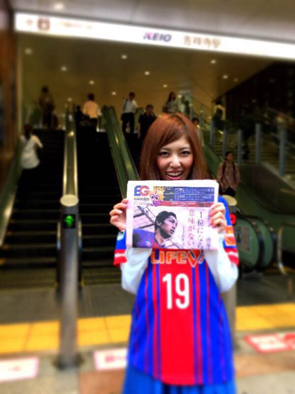 アイドリング!!!橘ゆりか、号外配布でFC東京の一員に
