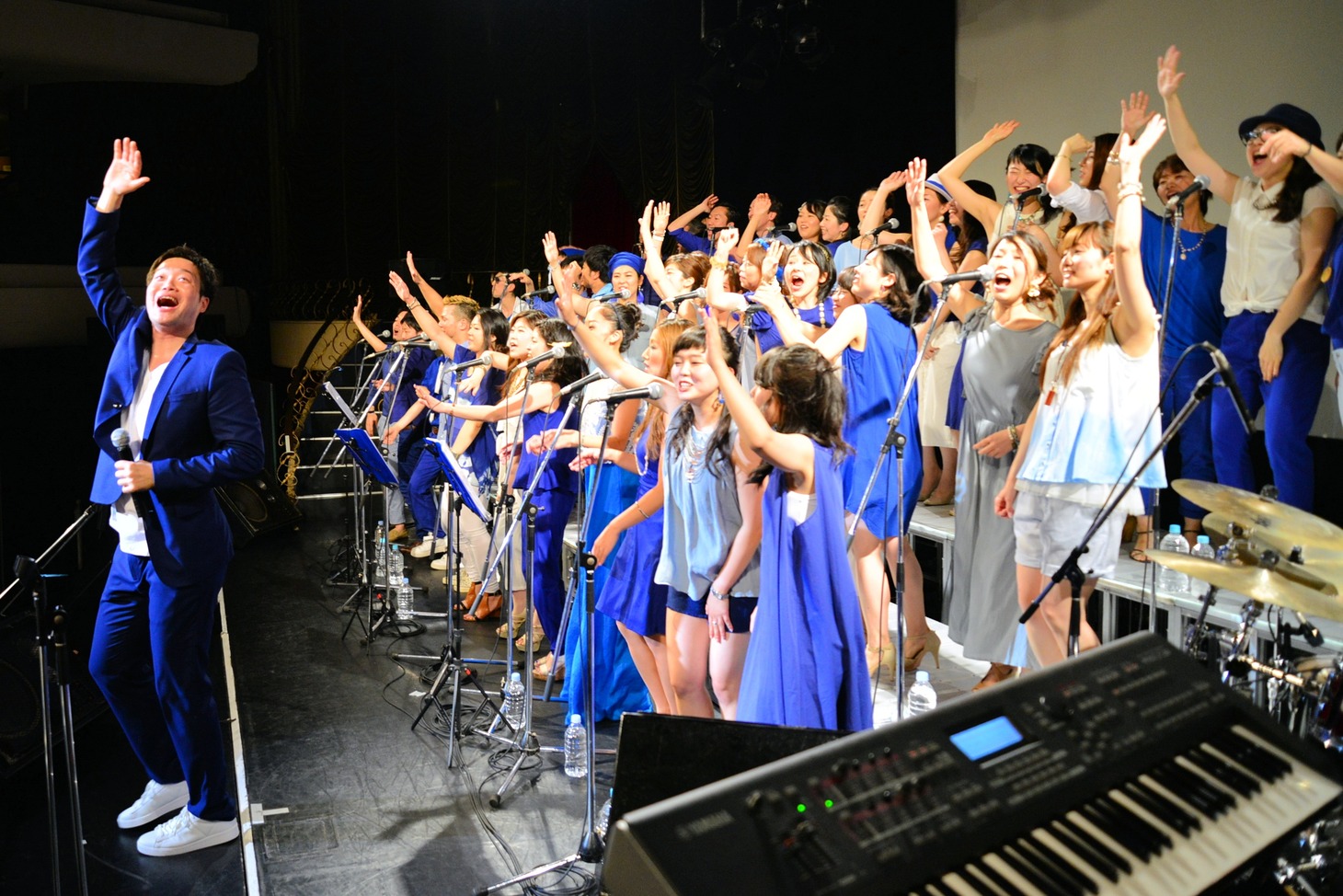 Be Choir「Be Choir 2nd Album『Lift』Release Party」の様子。（撮影：浅井尭之）