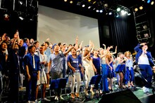 Be Choir「Be Choir 2nd Album『Lift』Release Party」の様子。（撮影：浅井尭之）