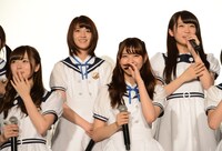 「悲しみの忘れ方」舞台挨拶の様子。