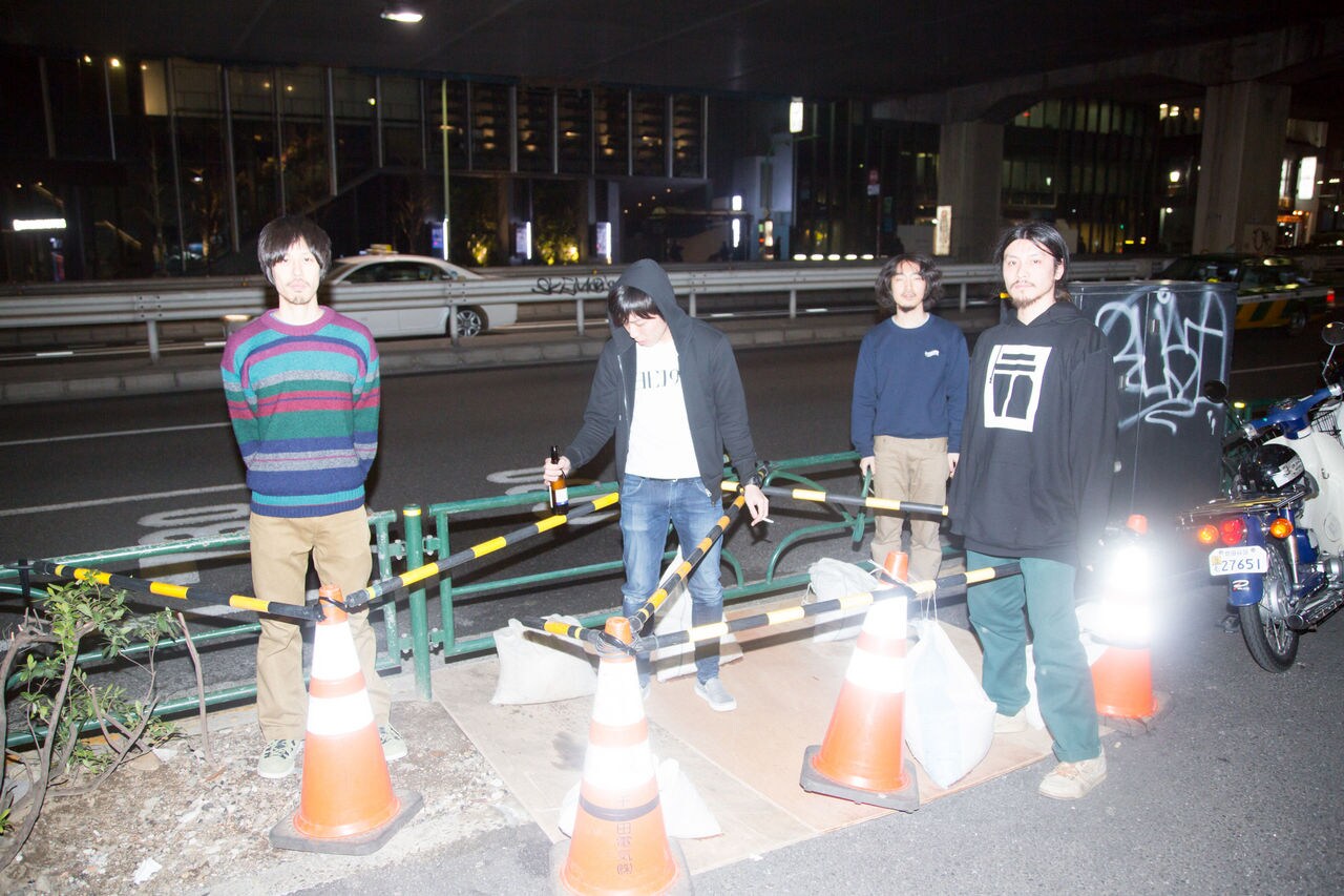 関西ミニマルバンドgoatのレコ発ライブにOGRE YOU ASSHOLE出演