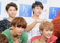 左からコーイチ、タクヤ、タカシ、ユーキ。