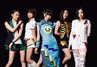 ＠JAM ALLSTARS 2015。左から村上来渚（GEM）、天野なつ（LinQ）、藤咲彩音（でんぱ組.inc）、岡本真依（ひめキュンフルーツ缶）、渡邊璃生（ベイビーレイズJAPAN）。