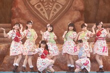 「エビ中 夏のファミリー遠足 略してファミえん in 山中湖 2014」の様子。