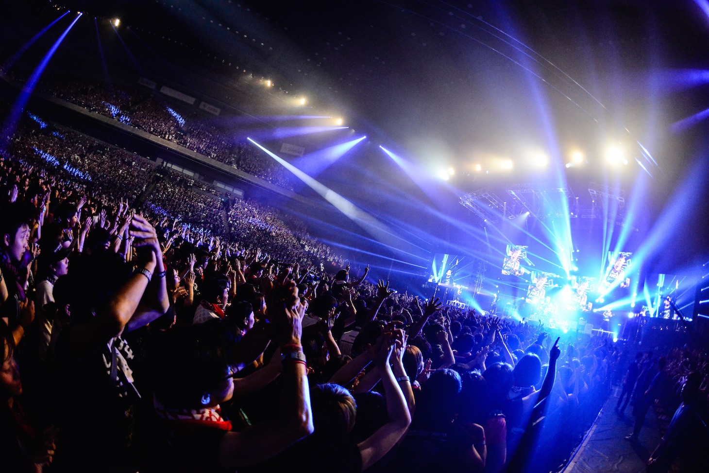 ONE OK ROCK「ONE OK ROCK 2015 “35xxxv” JAPAN TOUR」埼玉・さいたまスーパーアリーナ公演の様子。（Photo by RUI HASHIMOTO[SOUND SHOOTER]）