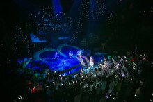 「サンリオピューロランドでゆるめるモ！～ようなぴドリームワールド2～」の様子。（撮影：荻原楽太郎） (c)2015 SANRIO CO.,LTD.