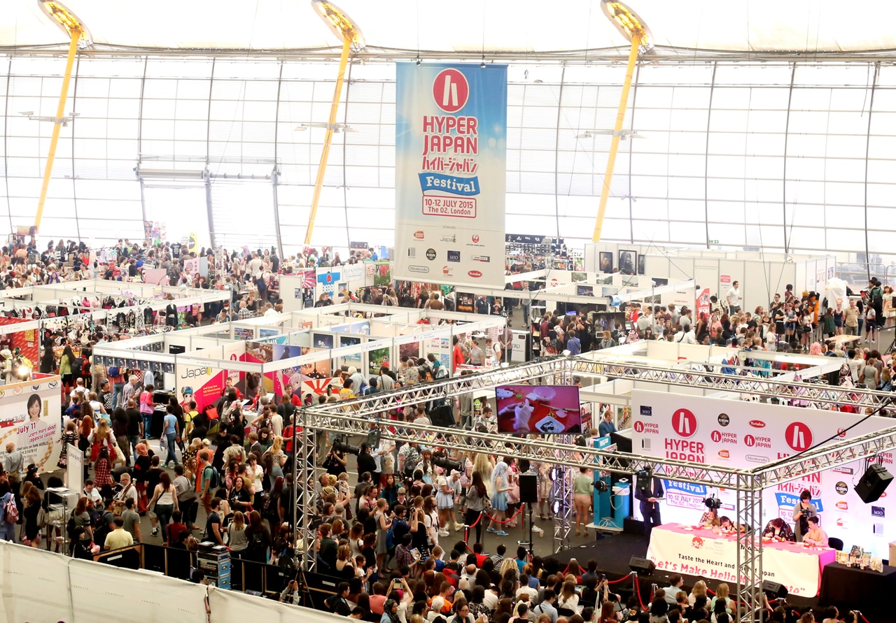 「HYPER JAPAN Festival 2015」の様子。（写真提供：HYPER JAPAN）