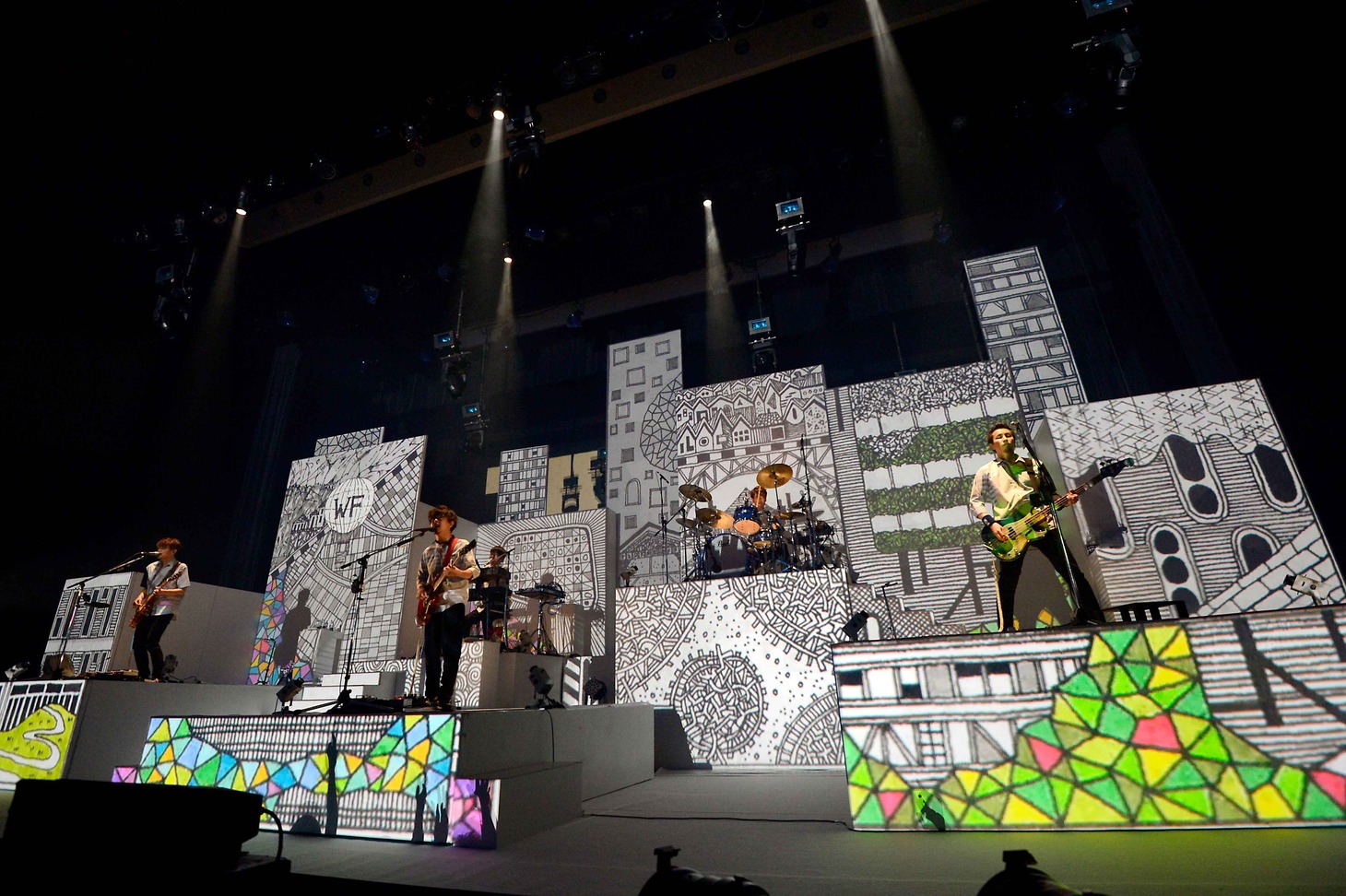 「ASIAN KUNG-FU GENERATION Tour 2015『Wonder Future』」の様子。（Photo by TEPPEI）