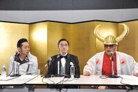 写真左より暴動、バイト君、港カヲル。