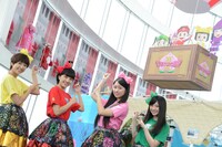 左から玉井詩織、百田夏菜子、佐々木彩夏、有安杏果。