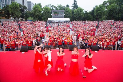 「9nine Live Circuit 2015」最終公演の様子。（写真提供：レプロエンタテインメント）