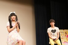 左から廣田あいか、片岡翔。