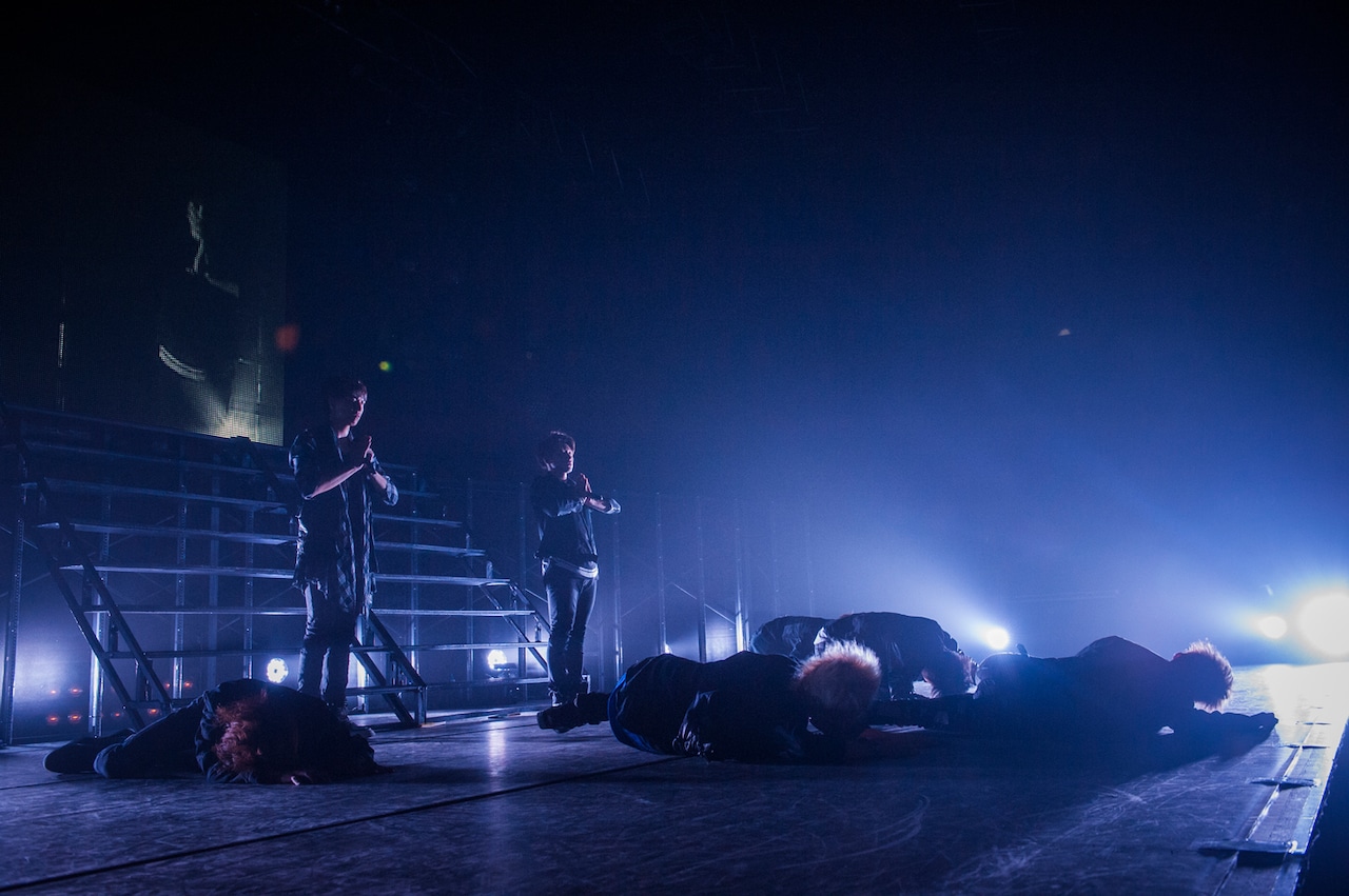 新曲「Beautiful Chaser」を初披露した超特急。（撮影：米山三郎［SignaL］）