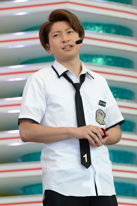 プロポーズを披露するコーイチ。