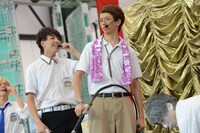 左からカイ、タカシ、リョウガ先生、ユースケ。