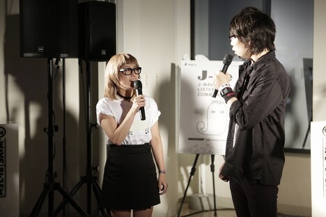IMALUと高橋優。(写真提供:J-WAVE)