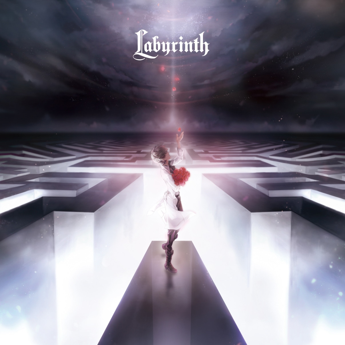 luz「Labyrinth -white-」初回限定盤ジャケット