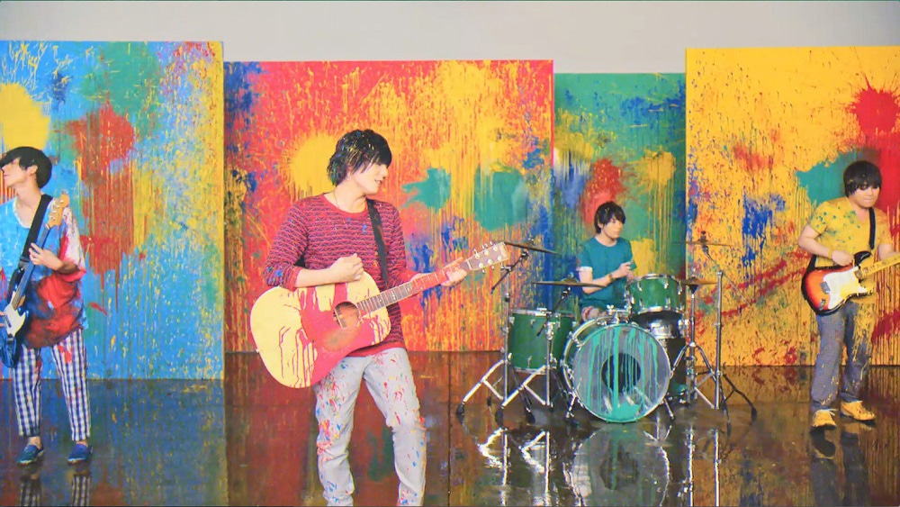 flumpool「夏よ止めないで ～You're Romantic～」MVのワンシーン。