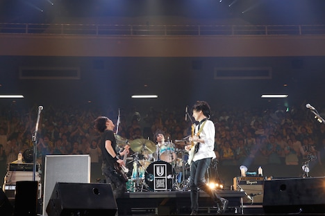 「UNISONSQUARE GARDEN LIVE SPECIAL “fun time 724”」の様子。（Photo by Hisashi Mori）