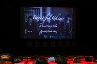 「『Beautiful Chaser』Music Story Film」上映会の様子。（撮影：笹森健一）