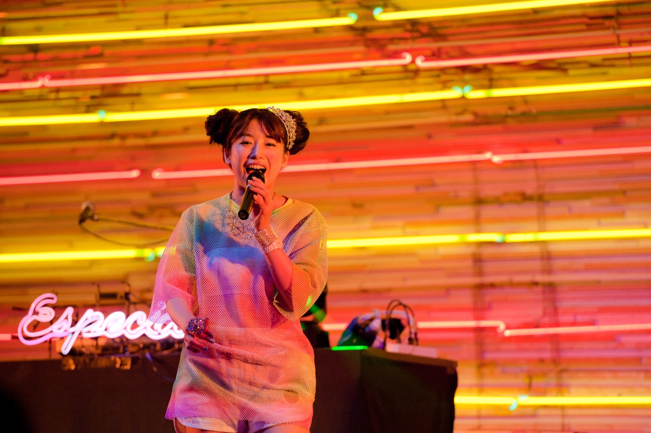 「Especia 1st Single Release Party "Al Cielo"」にゲスト出演したSAWA。（Photo by Jumpei Yamada）