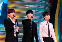 SUPER JUNIOR-K.R.Y.が出演した「めざましライブ」の様子。（写真提供：エイベックス・ミュージック・クリエイティヴ）