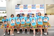 おなじみ“軽部推し”Tシャツでお台場に登場したエビ中。