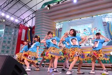 私立恵比寿中学「めざましライブ」の様子。