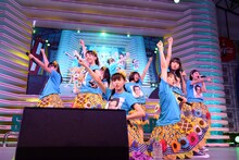 私立恵比寿中学「めざましライブ」の様子。