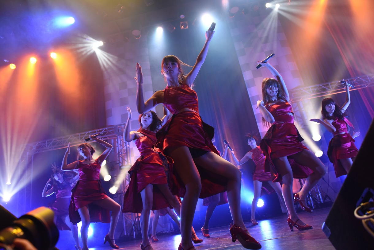 prediaによるライブの様子。