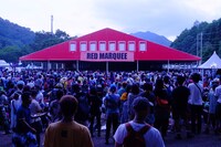 RED MARQUEEの様子。