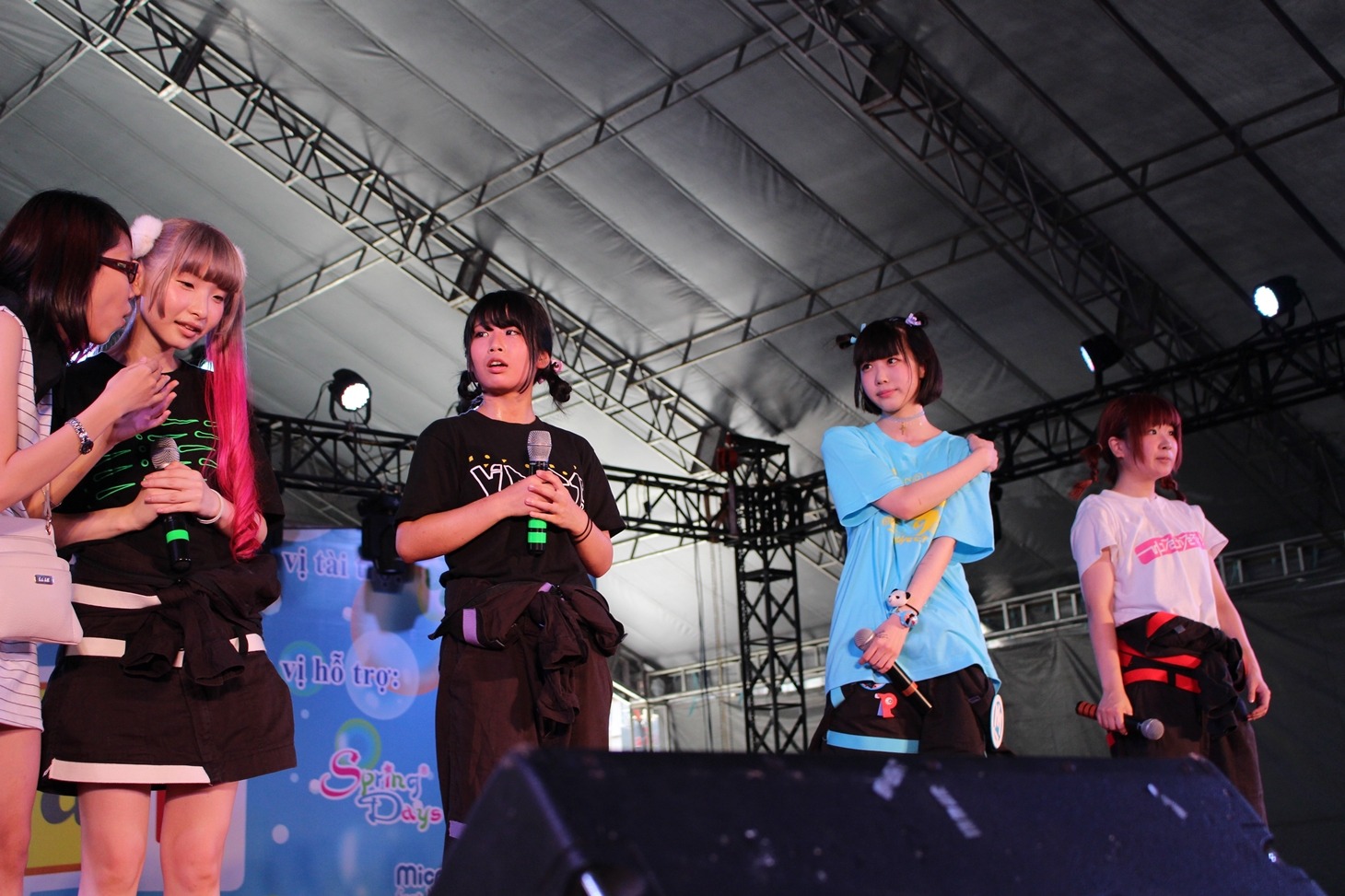 「Manga Festival 2015」でのゆるめるモ！（写真提供：YOU'LL RECORDS）