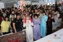 「Manga Festival 2015」でのゆるめるモ！（写真提供：YOU'LL RECORDS）