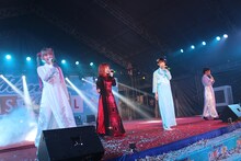 「Manga Festival 2015」でのゆるめるモ！（写真提供：YOU'LL RECORDS）