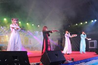 「Manga Festival 2015」でのゆるめるモ！（写真提供：YOU'LL RECORDS）