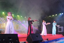 「Manga Festival 2015」でのゆるめるモ！（写真提供：YOU'LL RECORDS）