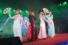 「Manga Festival 2015」でのゆるめるモ！（写真提供：YOU'LL RECORDS）