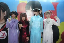 「Manga Festival 2015」でのゆるめるモ！（写真提供：YOU'LL RECORDS）