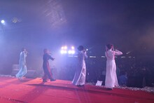 「Manga Festival 2015」でのゆるめるモ！（写真提供：YOU'LL RECORDS）