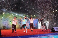 「Manga Festival 2015」でのゆるめるモ！（写真提供：YOU'LL RECORDS）