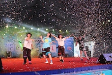 「Manga Festival 2015」でのゆるめるモ！（写真提供：YOU'LL RECORDS）