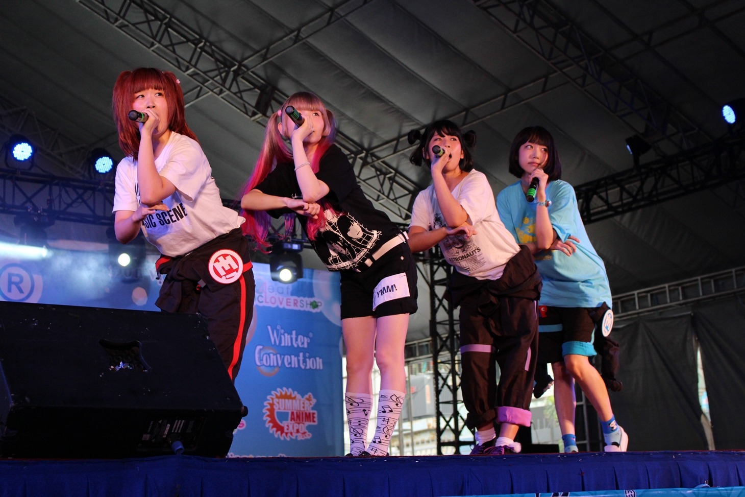 「Manga Festival 2015」でのゆるめるモ！（写真提供：YOU'LL RECORDS）