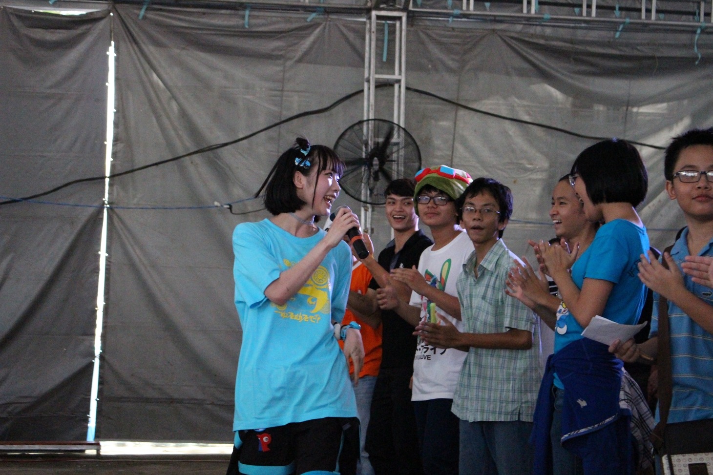 「Manga Festival 2015」でのゆるめるモ！（写真提供：YOU'LL RECORDS）