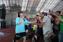 「Manga Festival 2015」でのゆるめるモ！（写真提供：YOU'LL RECORDS）