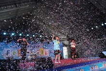 「Manga Festival 2015」でのゆるめるモ！（写真提供：YOU'LL RECORDS）