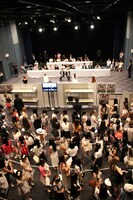 「avex GIRL'S VOCAL AUDITION」一次審査福岡会場の様子。