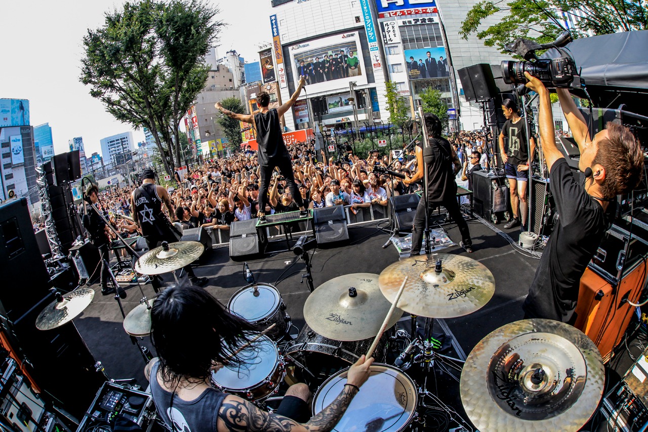 coldrain「coldrain × MONSTER ENERGY ULTRA UNLEASHED」の様子。（Photo by HayachiN）