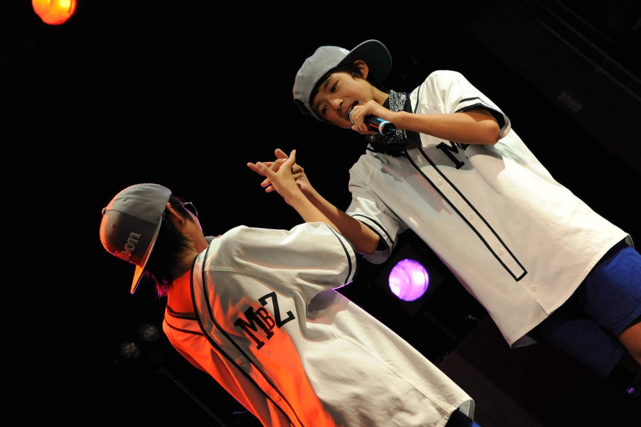MAGiC BOYZのパフォーマンスの様子。