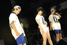 MAGiC BOYZとライムベリーのコラボパフォーマンスの様子。