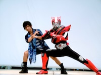 Mitsuru Matsuoka EARNEST DRIVE 3rd Single「re-ray」発売記念ミニライブイベントの様子。